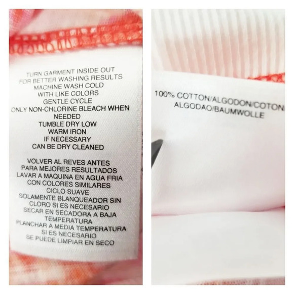 Jones New York Sport Petite‎ X-Large Short Sleeve Floral Cotton Top - Picture 8 of 8